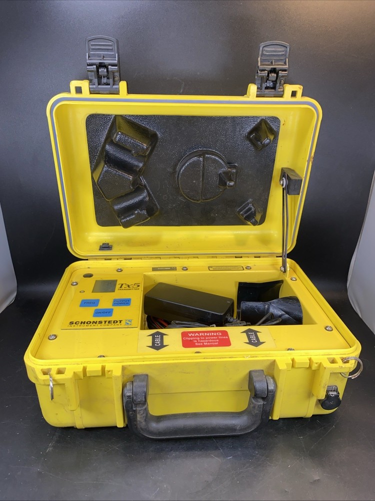 SCHONSTEDT TX5 TRANSMITTER FOR XTPC RECEIVERS UNDERGROUND PIPE & LINE LOCATORS
