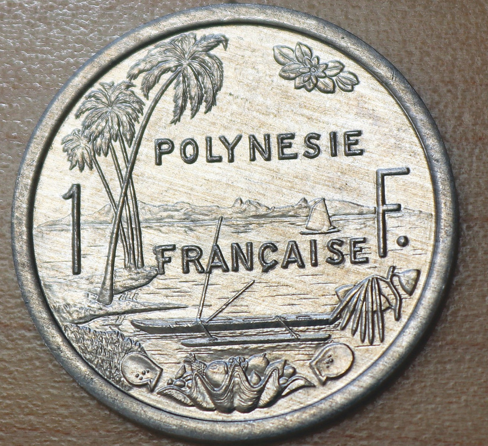 2003 French Polynesia 1 Franc Unc.