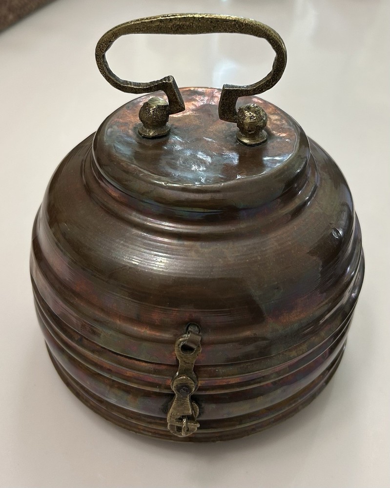 Vintage Turkish Hammam Copper Soap box