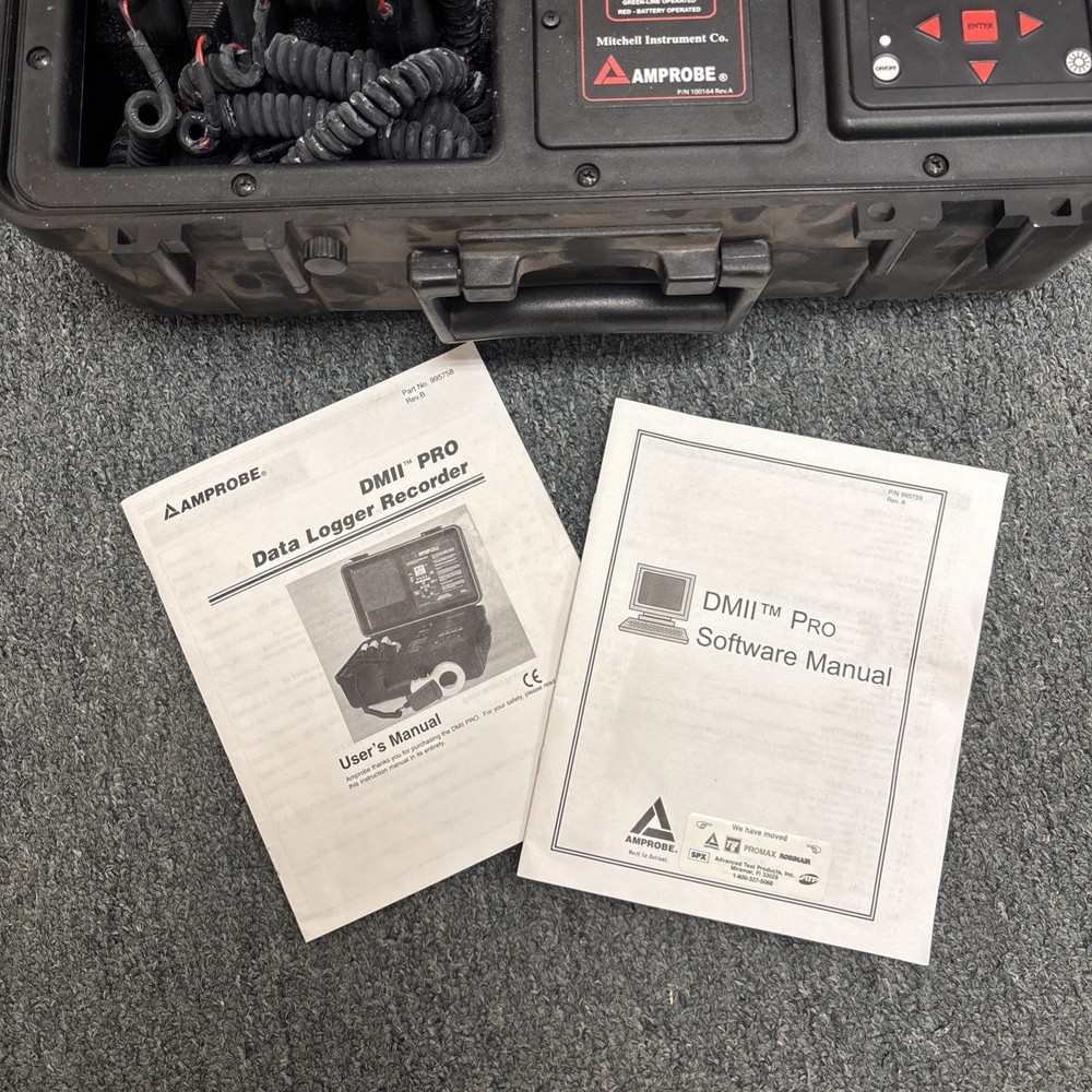 Mitchell Inst. AMPROBE DM-II PRO Data Logger Recorder Power Meter- Bad Screen