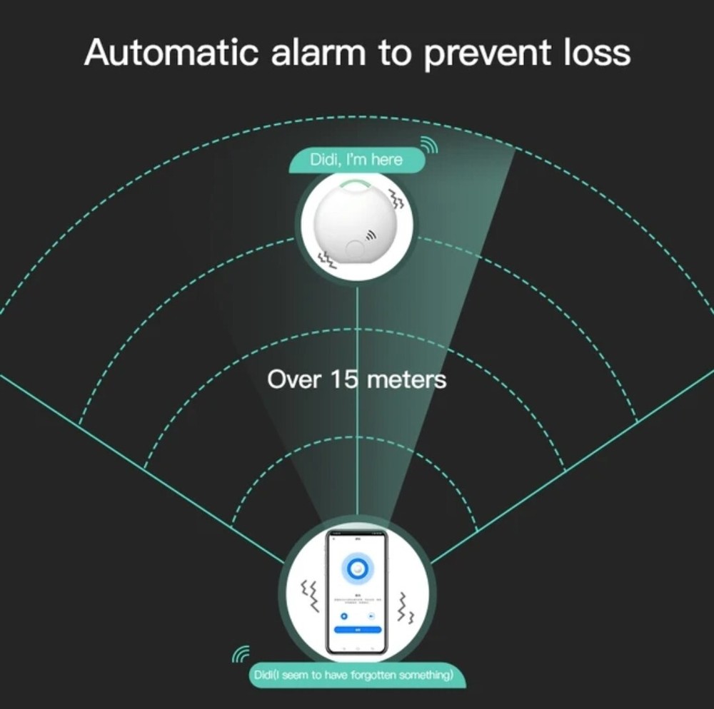 Tuya Smart Tracker Compatible With iOS Bluetooth Mini GPS