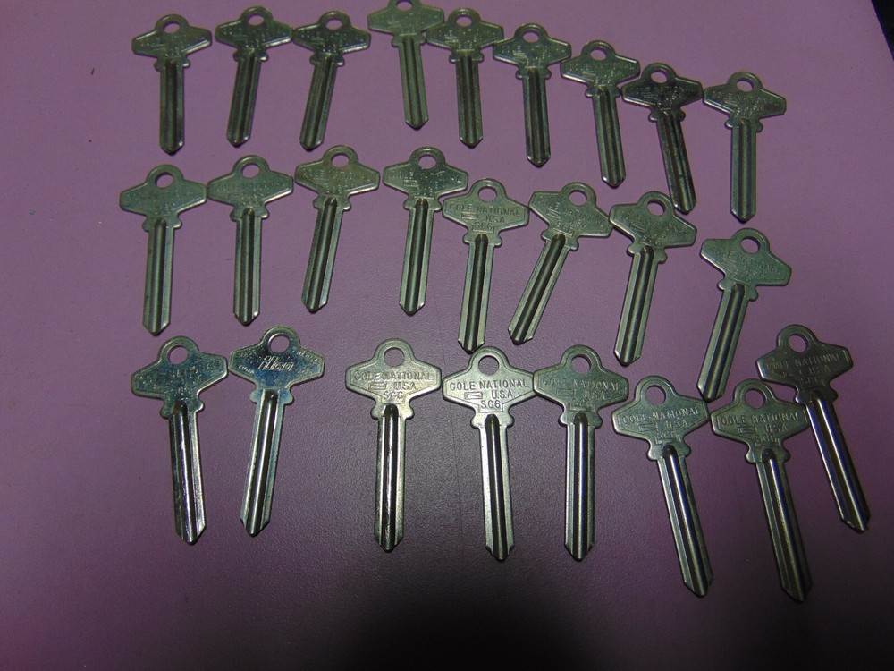 25  KEYS     SCHLAGE  SC6   KEYS UNCUT    LOCKSMITH