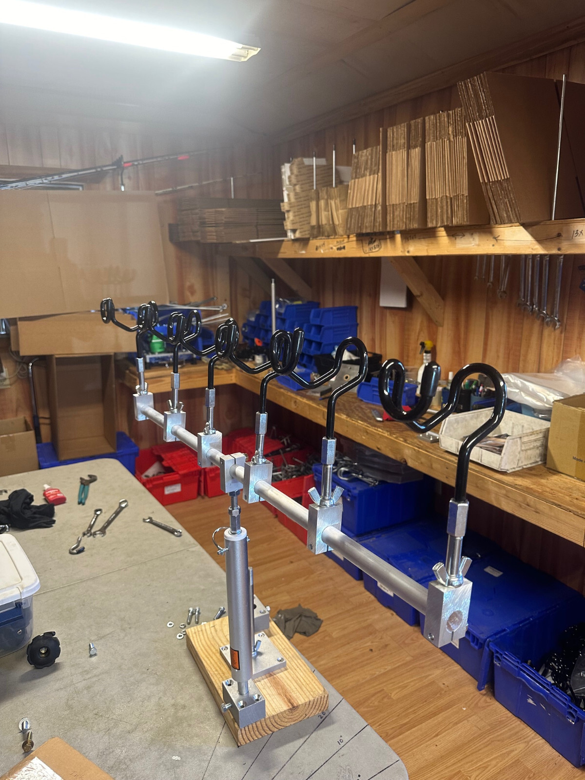 36"T-Bar seat pedestal  Fully Adjustable with 6-1/2 " Rod Holders*