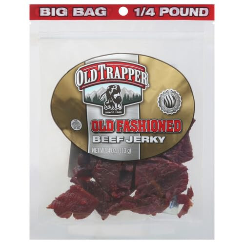 Old Trapper Peppered Beef Jerky, 4 oz.