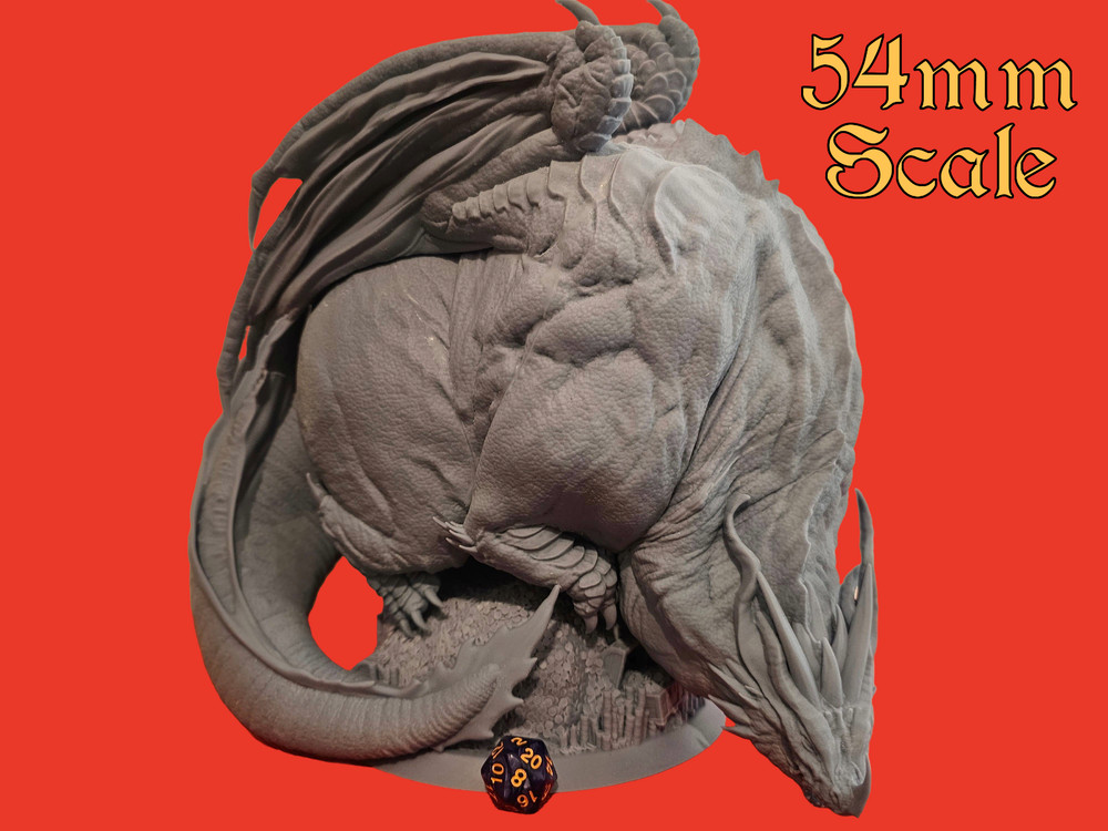 Themberchaud - 32/54mm Miniature for Tabletop RPGs (DnD, D&D, Pathfinder)