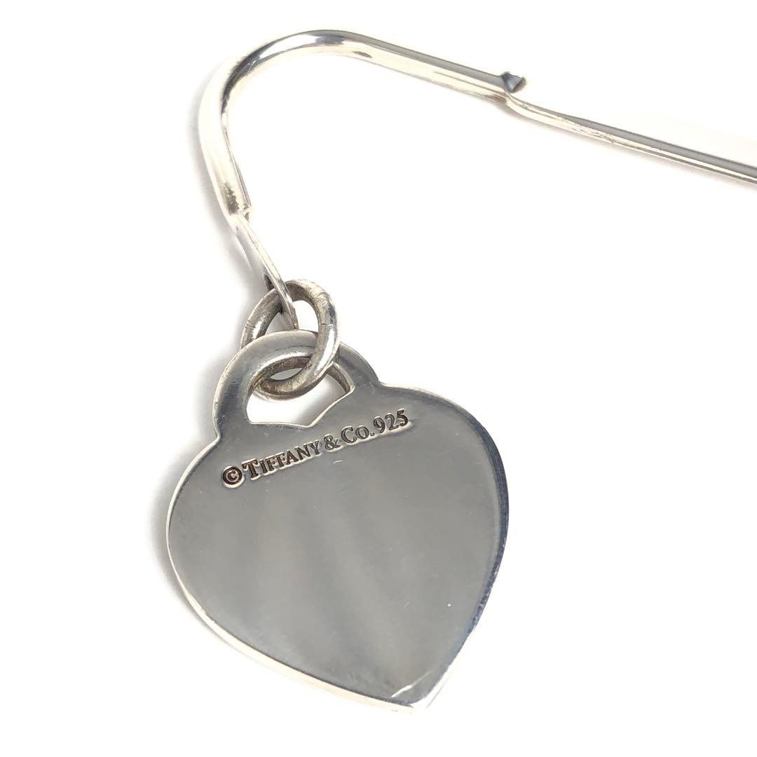 Tiffany & Co. Bookmark Return To Heart Sterling Silver Charm 925 2005 With Pouch