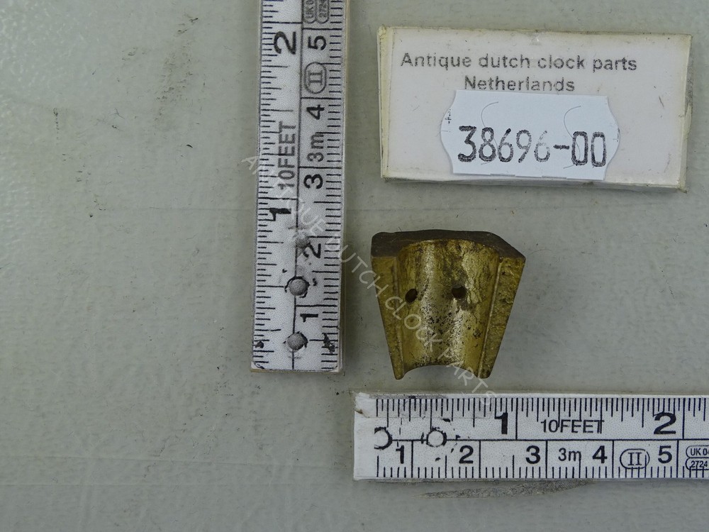 BRASS CAPITEL FOR COLUMN FRIESIAN TAIL CLOCK