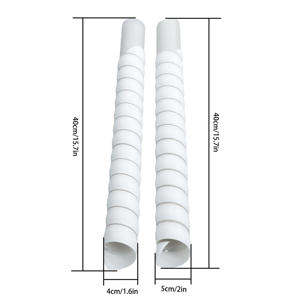 20 Pcs Tree Trunk Protector-2 Size Plastic Spiral Tree Guard Tree Trunk Prote