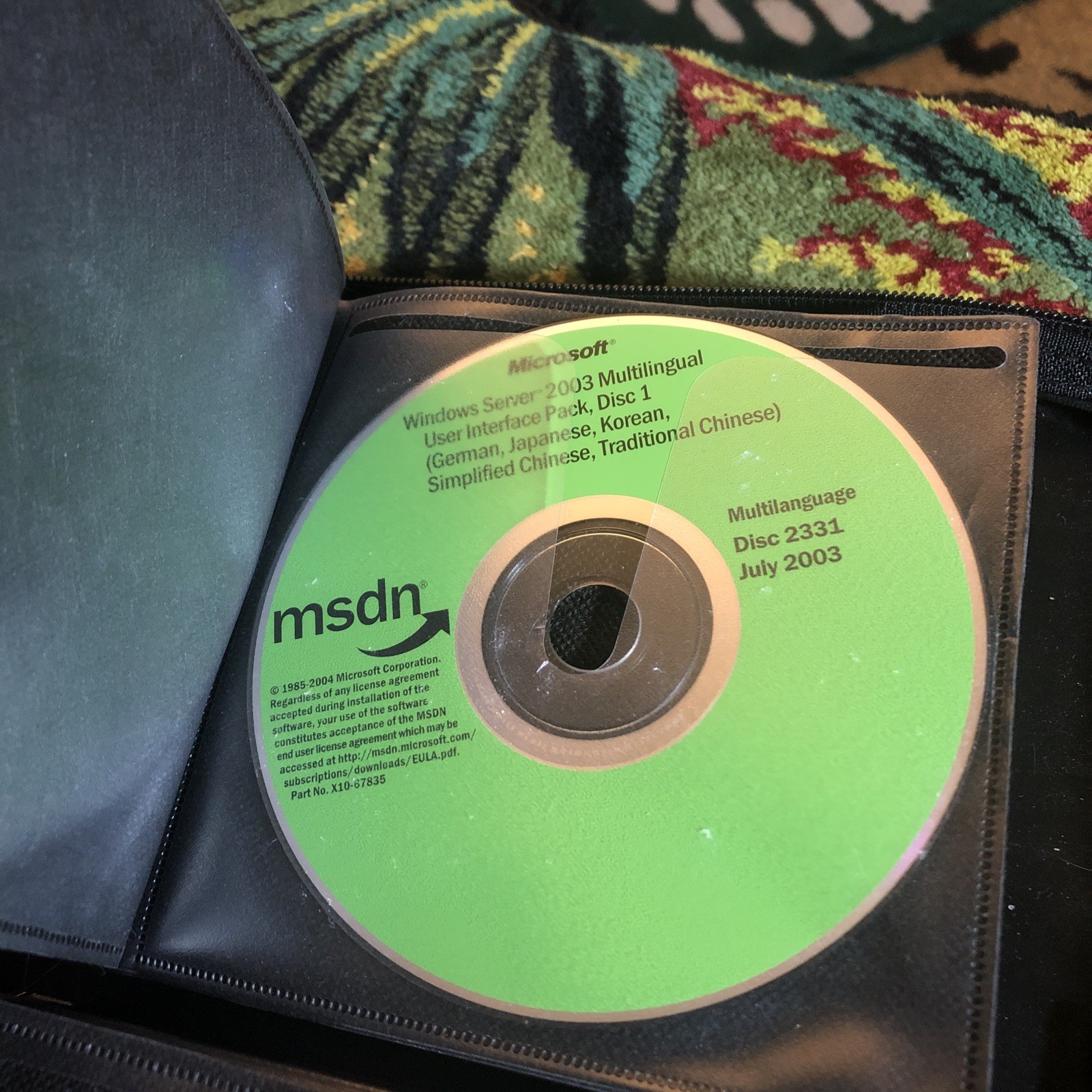 70 Microsoft Developer Network MSDN Discs Library 2001 to 2005 Bulk Lot Binder