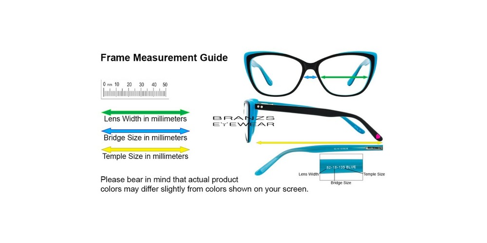 Square Frame Multi Focus Progressive Reading Glasses 3 Strengths in 1 Reader