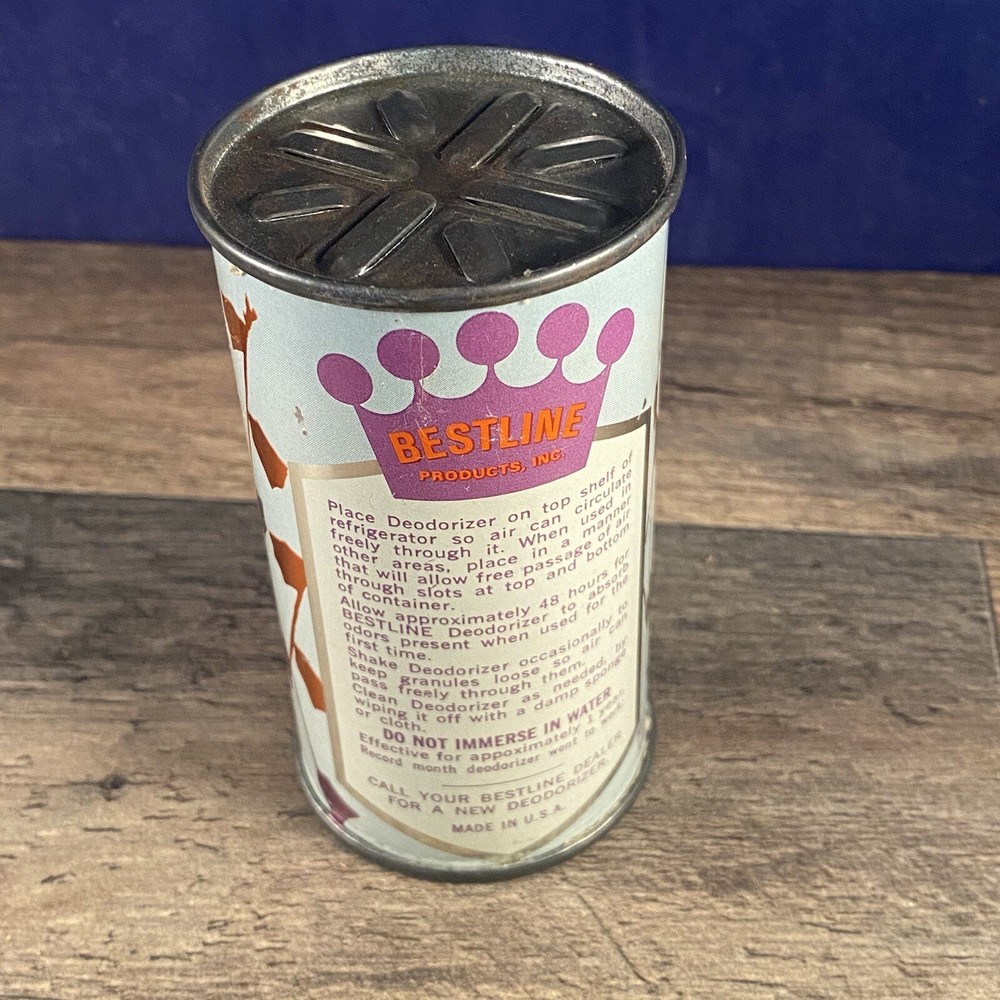 Vintage Bestline Deodorizer Tin Full