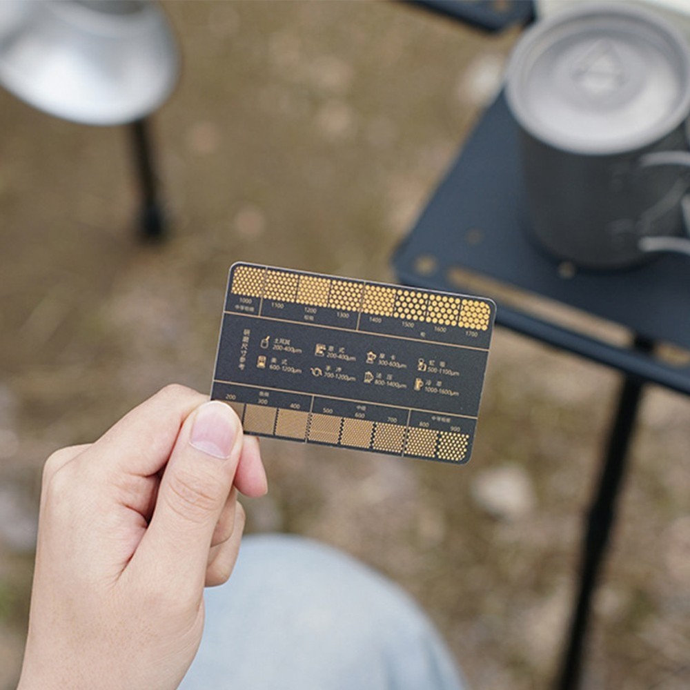 Compact Coffee Grind Measuring Ruler Tool for Flavorful Brewing Experience