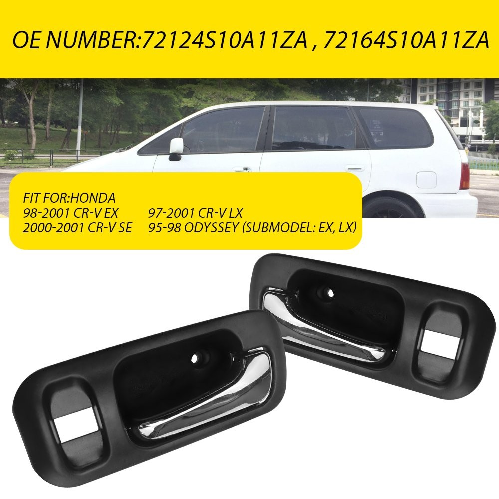 Inside Front Interior Inner Door Handle Passenger Driver 97-01 Side for CR-V CRV