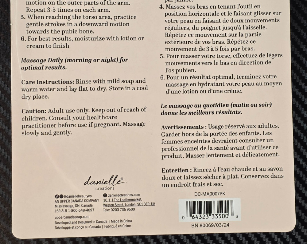 Danielle Creations Body & Face Contouring Gua Sha Massage Tool