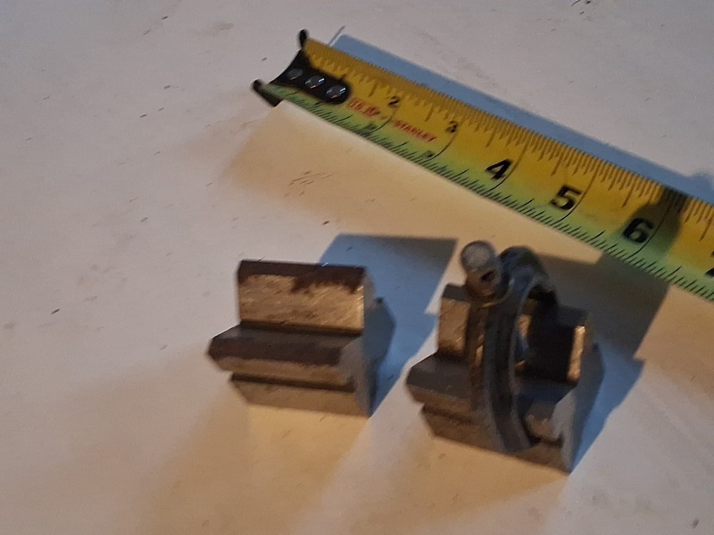starrett v blocks #953 Pair+ One Cast Clamp