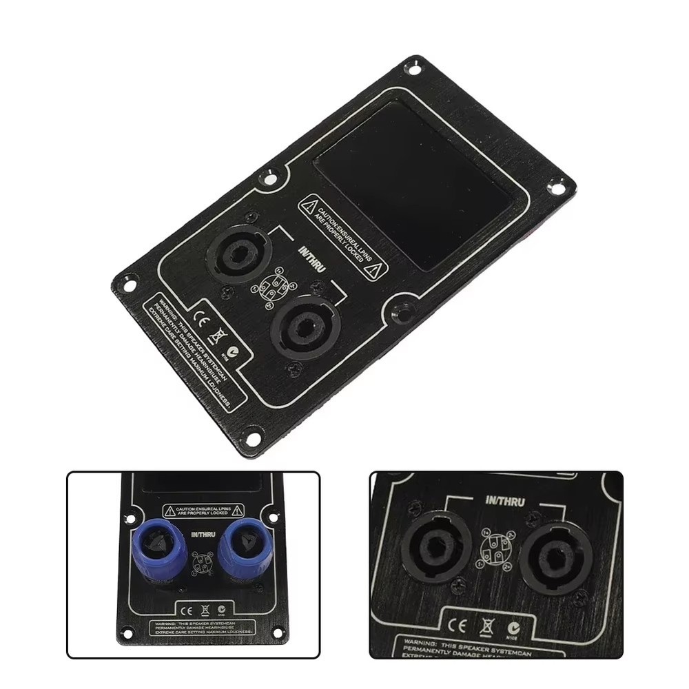 Audio Speaker Box Back Panel Socket Plate for Speaker Cabinet Clip2989