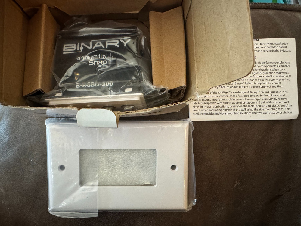 Binary Snap AV B-RGBD-500 Kit   free shipping