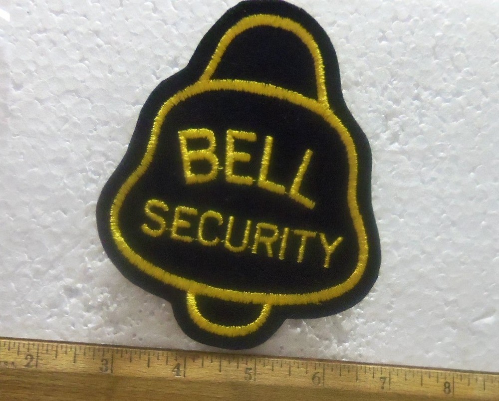 Bell Security Embroidered Patch (NOS)