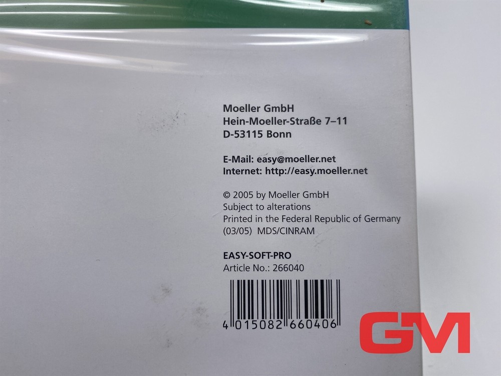 Moeller Programming Software Easy-Soft V6.10 Pro 266040 Software Easy-Soft-Pro