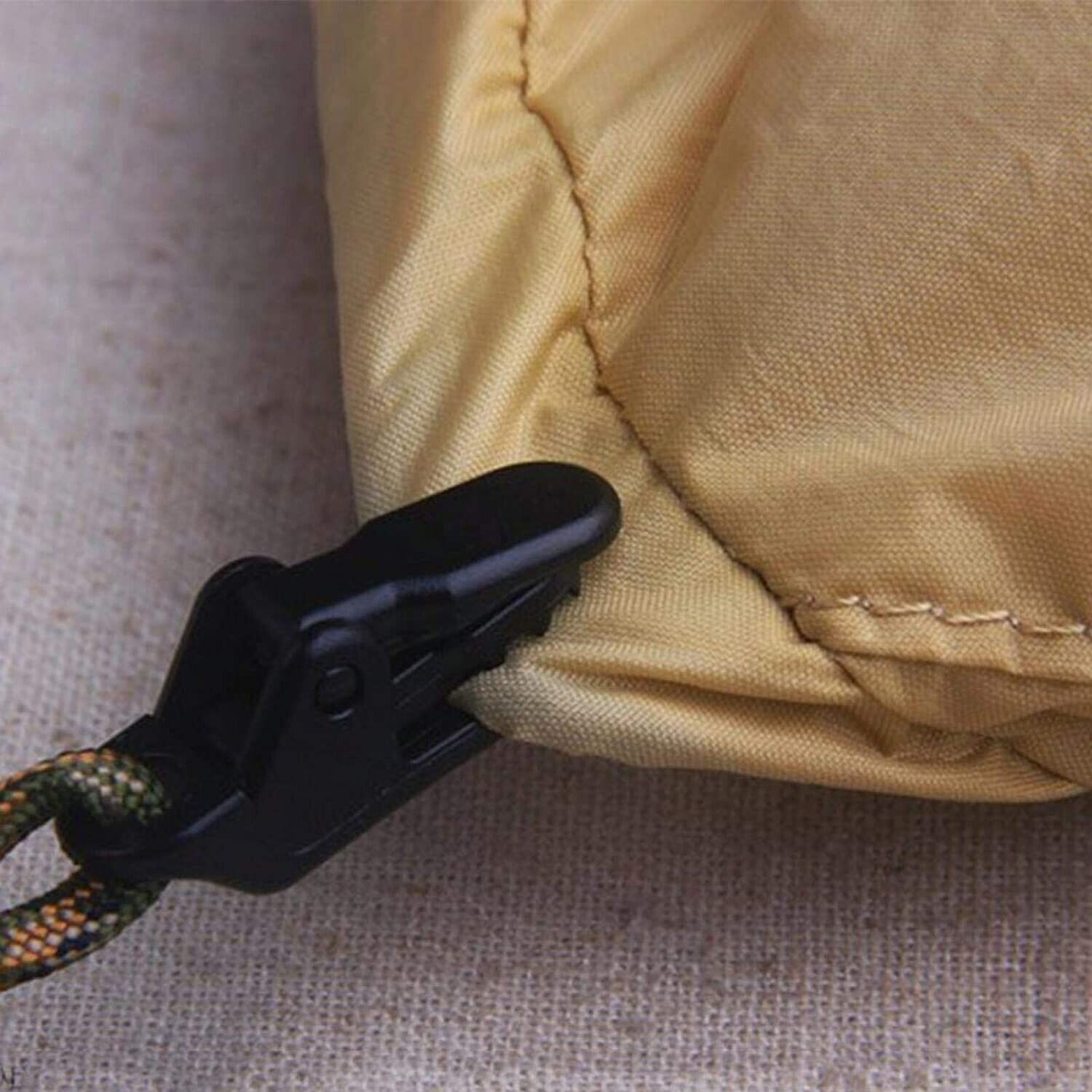 30Pcs Reusable Tent Tarp Tarpaulin Clip Heavy Duty Clamp Buckle Camping Tool Set