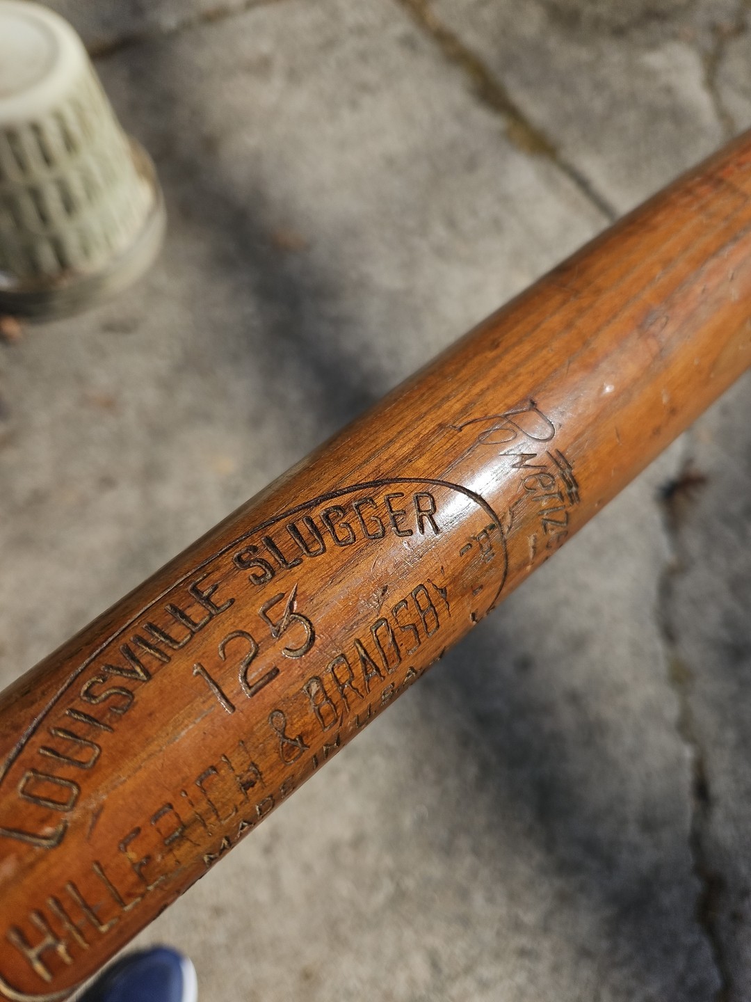 Vintage Game Used Cleveland INDIANS Star WOODIE HELD baseball Bat BALTIMORE '66