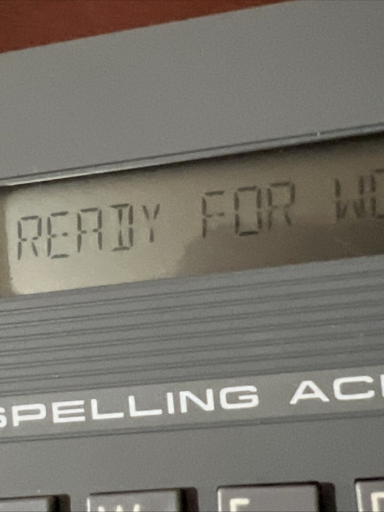 Franklin Computer Spelling Ace Linguistic Technology Model SA 98 Tested