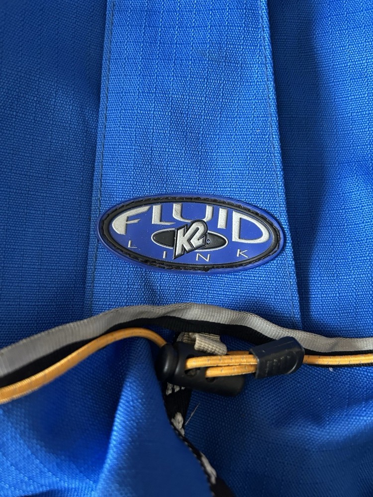 Vintage K2 Fluid Link Backpack Hydration Pack Hiking Camping Backpacking