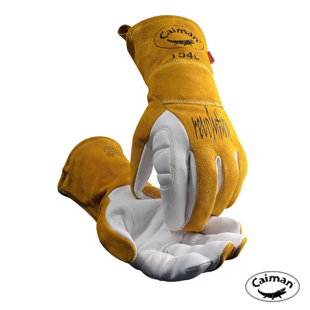 X-Large Premium Goat Grain Tig/Multi-Task Welder'S Glove with Split Cowhide Back