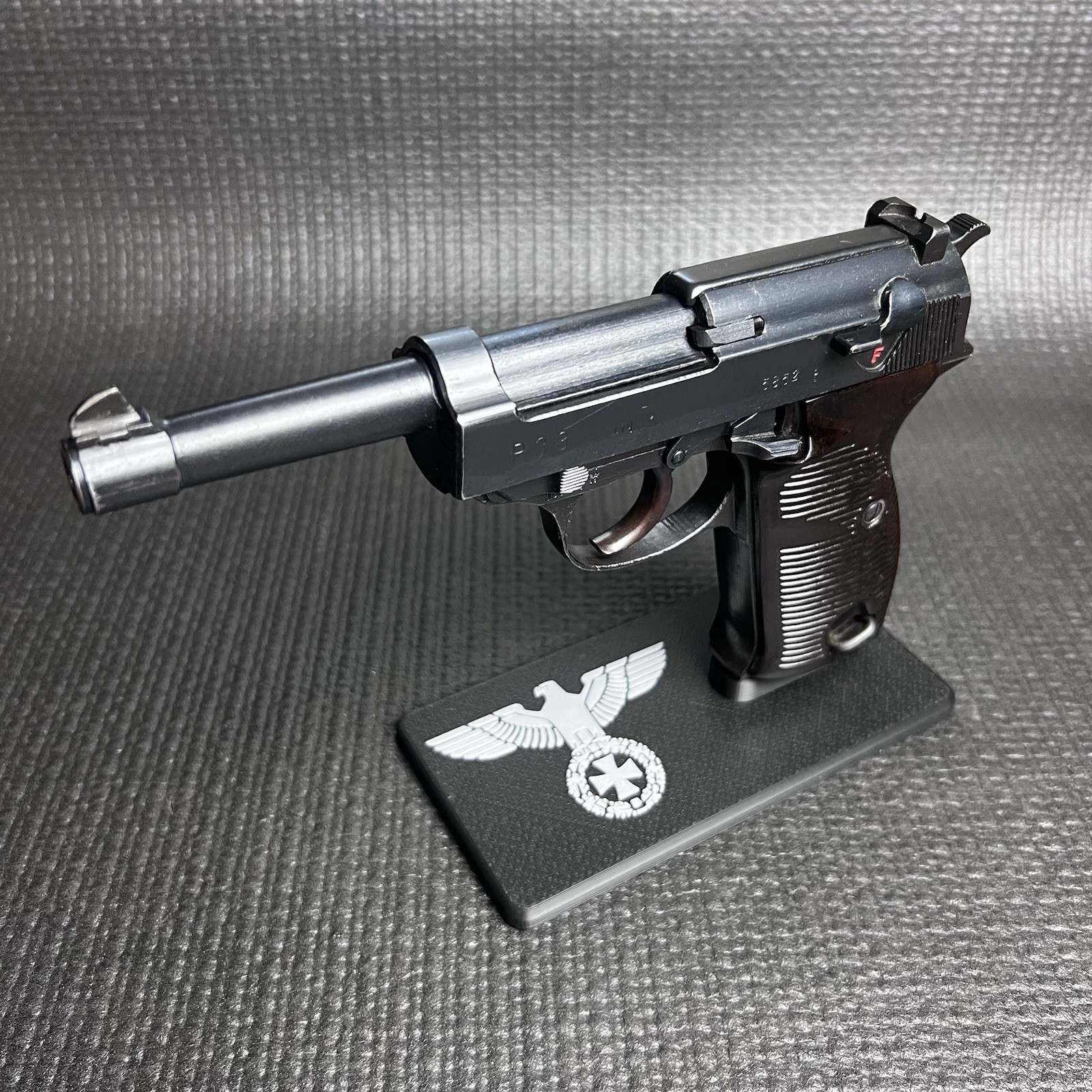 Walther P38 Pistol Display Stand Handgun Maintenance Holder WW2 German