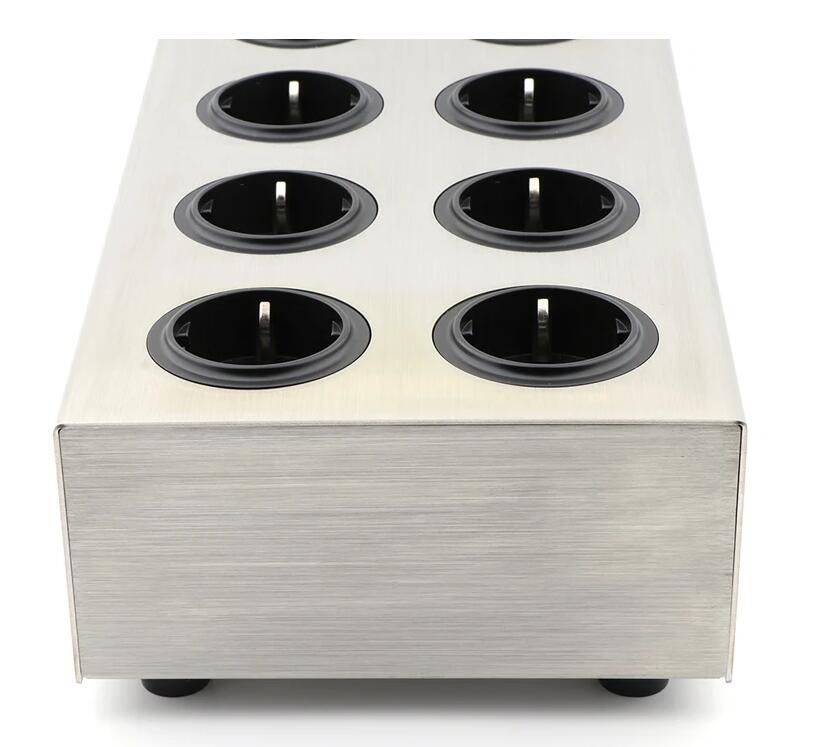 AC 220-250V HIFI E800HiFi Power Filter Device Schuko Socket 8 Way AC j