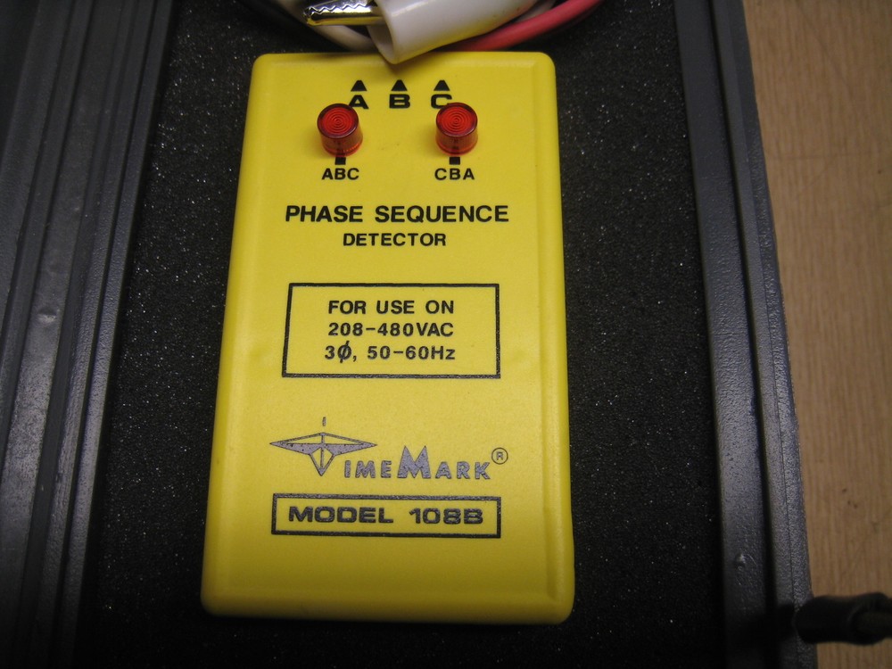 Time Mark MODEL 108B Phase Rotation Detector FREE SHIPPING
