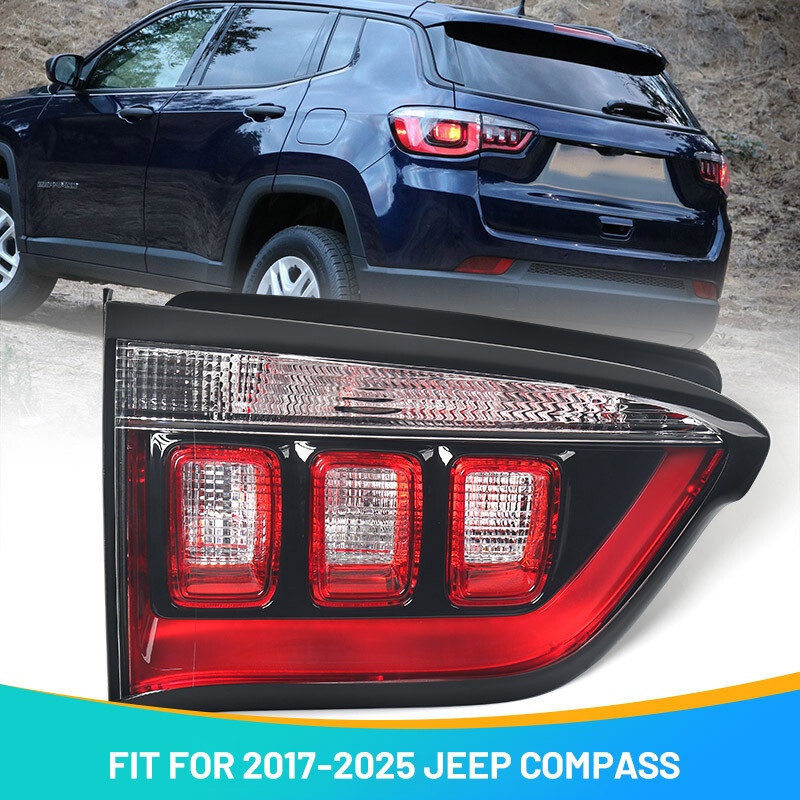 Inner Tail Light Assembly For Jeep Compass 2017-2025 Driver Left Side 68517559AA