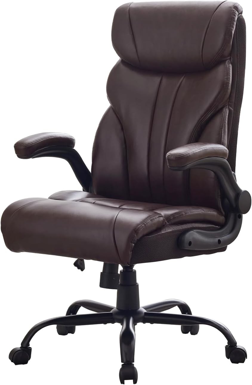 500lbs Big and Tall Office Chair Wide Ergonomic Computer Desk Chair Adjustable