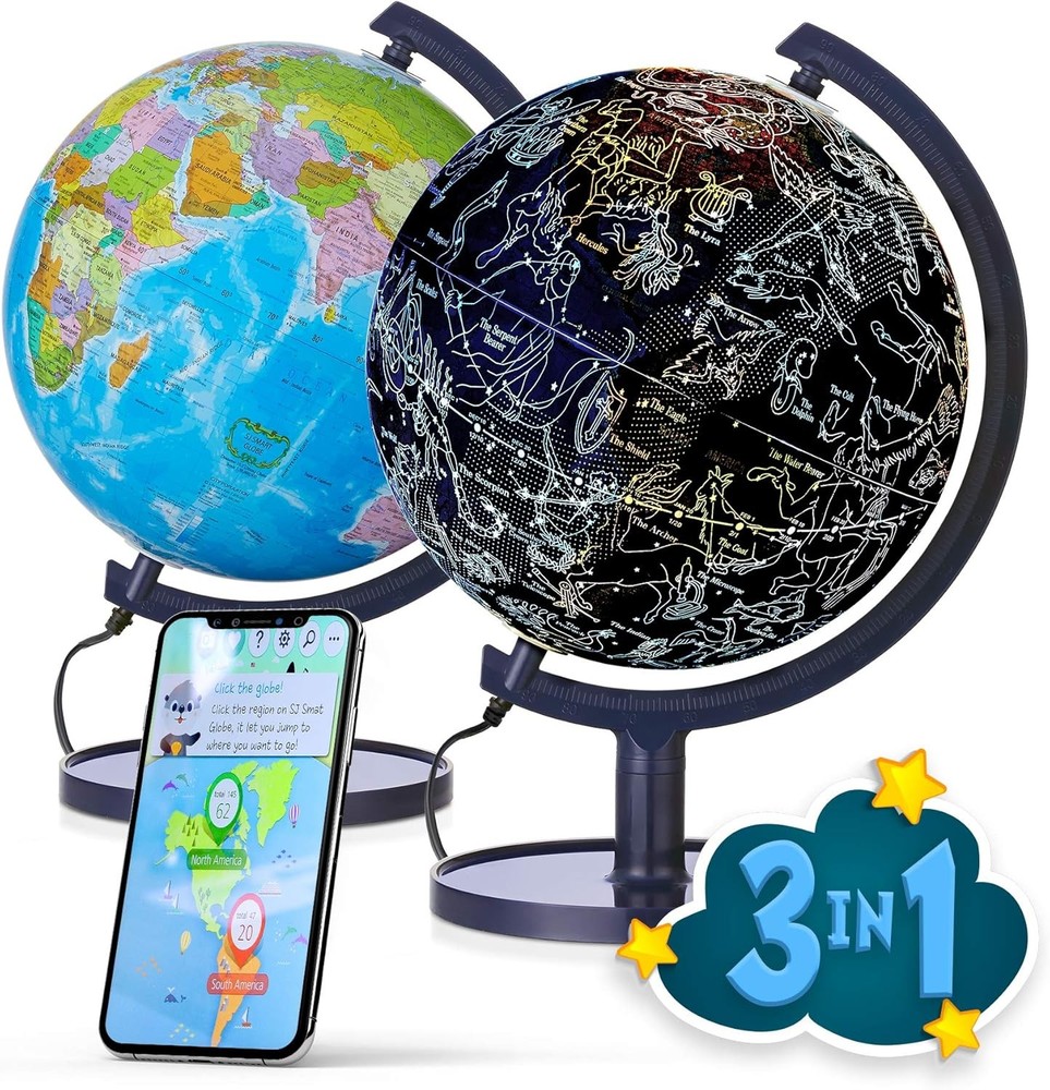 Globo Interactivo 10'' Infantil STEM con LED y App