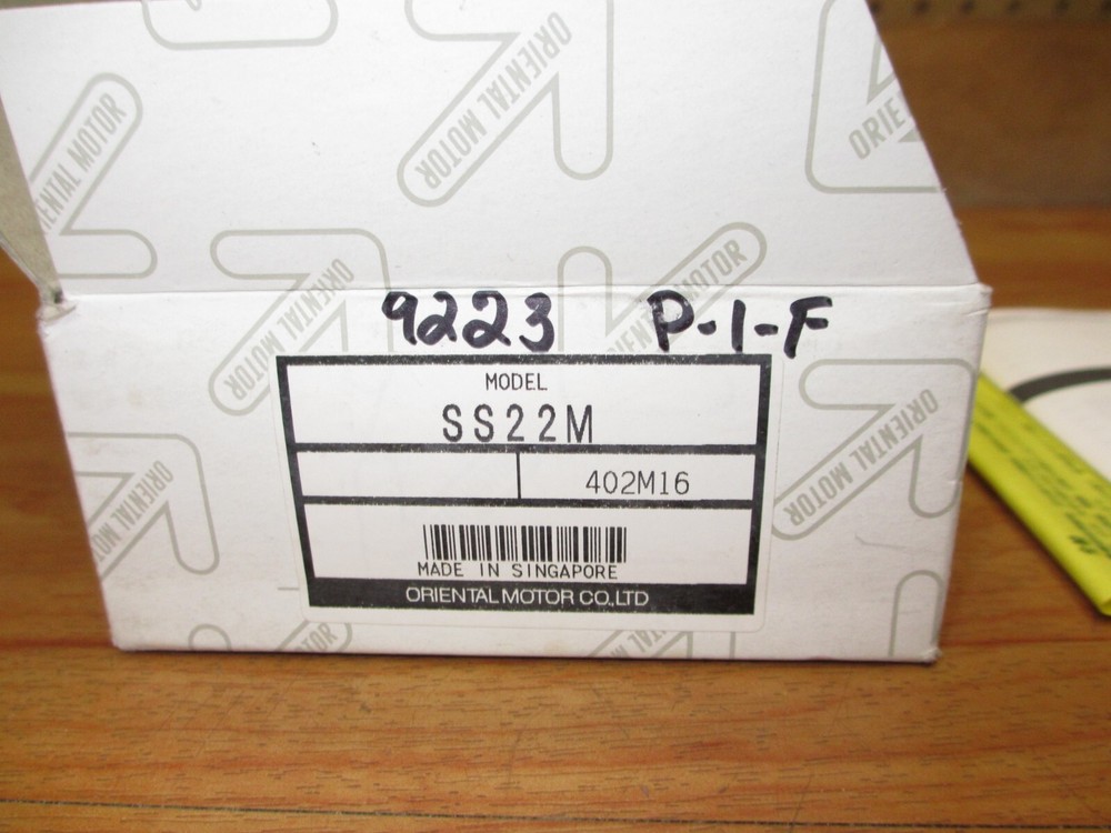 Oriental Motor SS22M *NEW* Speed Control Pack Relay