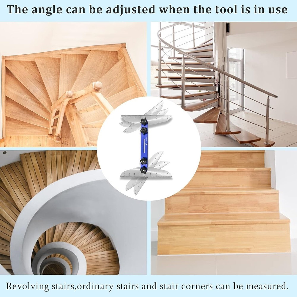 Effortless Stair and Shelf Measuring Tool - Compact and Lightweight Design