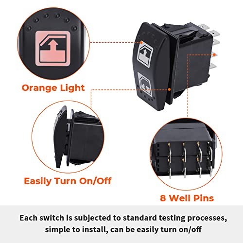 Left Hand Driver Power Window Switch for Can-Am Defender & Defender Max 2 Pack