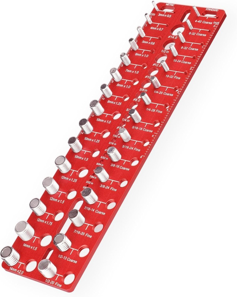 Versatile 49-Thread Identifier for Automotive & Machinery - Portable & Accurate