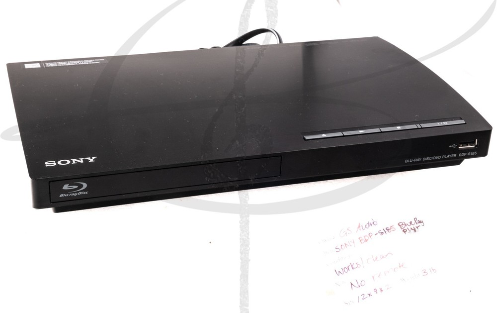 Sony BDP-S185 BLU-RAY DISK DVD PLAYER TESTED NO REMOTE