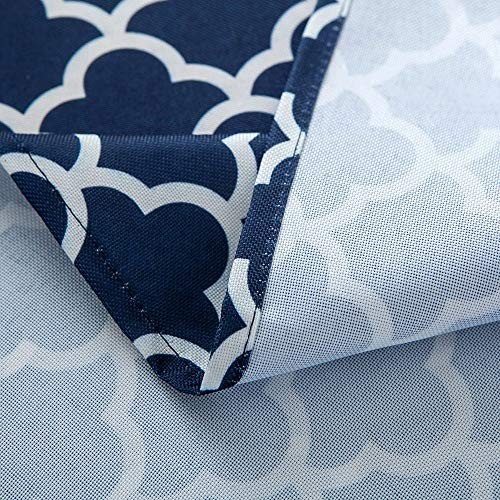 Spring/Summer Wrinkle-Free Waterproof 60" x 102" (Rectangular) Navy Blue