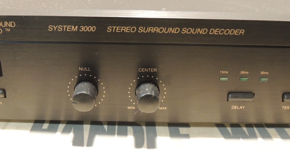 SSI Surround Sound System 3000 Stereo Surround Sound Decoder