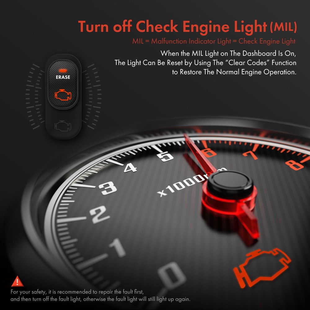 Universal OBD II Car Scanner Code Reader Check Engine Fault Diagnostic Scan Tool