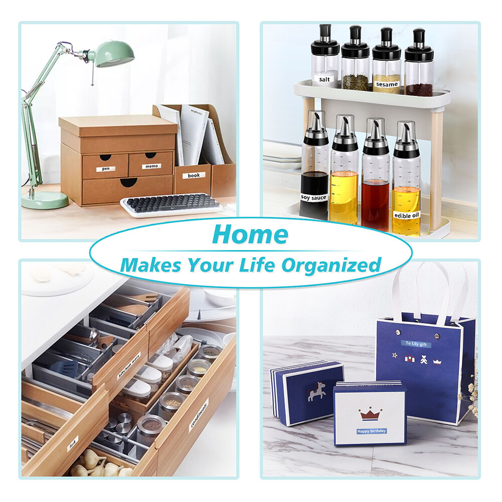 6PK Label Maker Tape 12mm Laminated for Brother P-Touch TZ-231 TZe-231 PT-D210