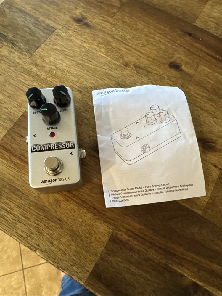 Amazon Basics Mini Compressor Electric Guitar Pedal