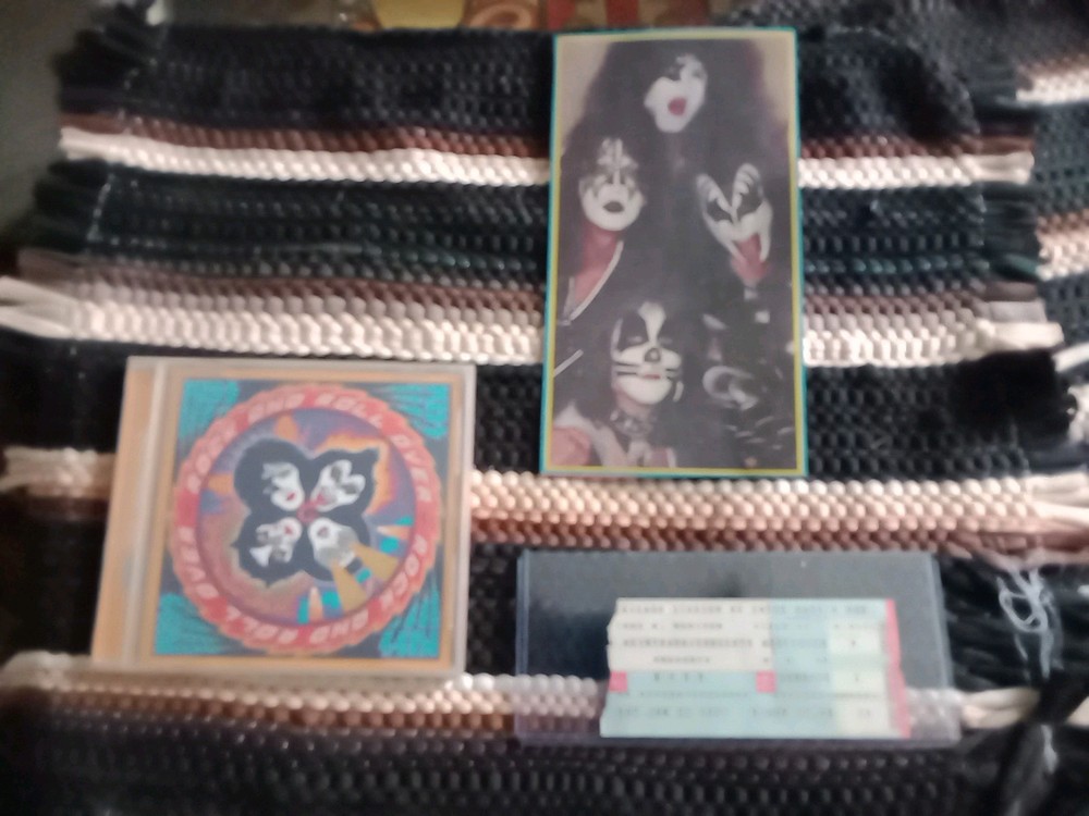 Kiss Ticket Stub History 💋 Rock And Roll Over Tour 🎸1-22-77, Chicago Illinois