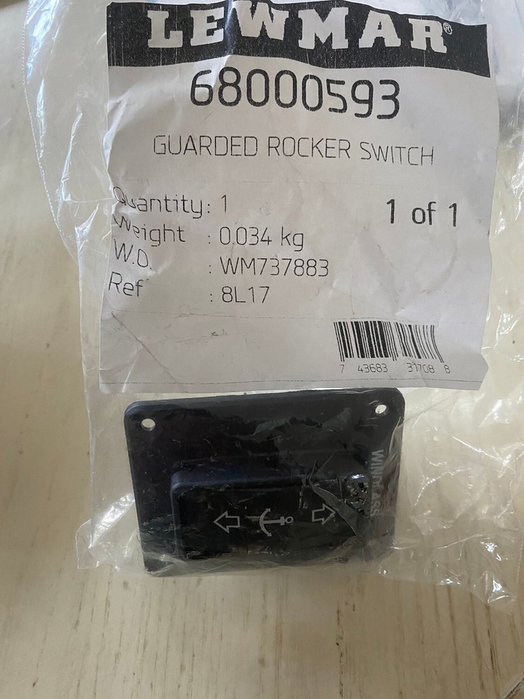 LEWMAR - GUARDED ROCKER SWITCH #68000593