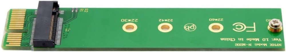 Lightweight PCIe 3.0 X1 Adapter for M-key M.2 NGFF - Maximum Data Performance