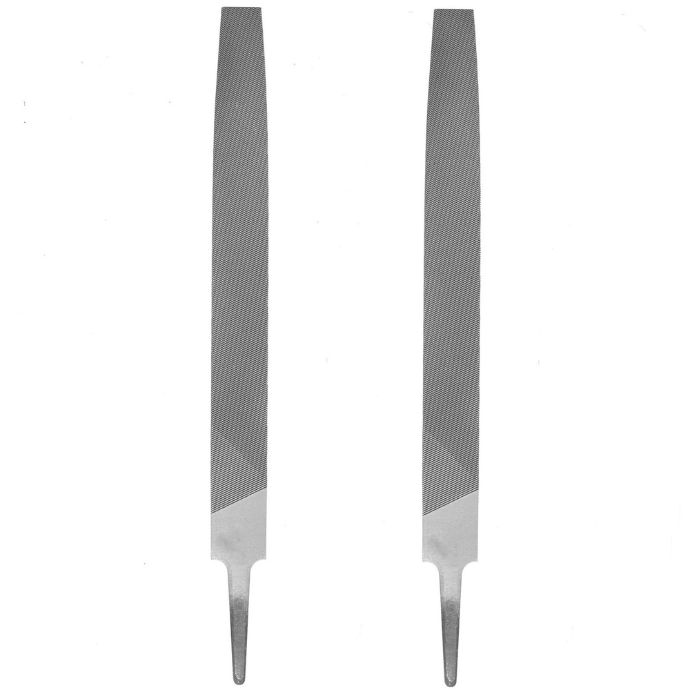 Axe File Sharpener Set 2pcs 8inch Flat Metal Axe File Rectangular Cut Mill Smoot