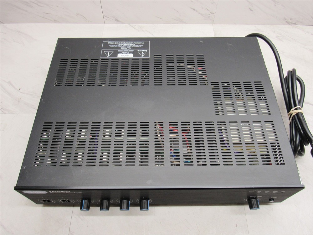 Atlas Sound AA400PHD 6-Input 400 Watt Mixer Amplifier with Automatic System Test