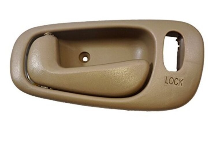 TO-2542E-LH - Inside Interior Inner Door Handle, Beige/Tan - with Power Lock